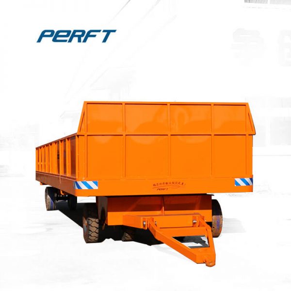 Battery Four Wheels Steering Transfer carts for Cargo Carrier