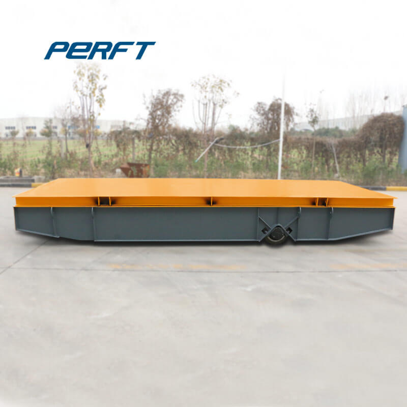 Steering Device Steel Transfer Carts Transporter with Alarm Light