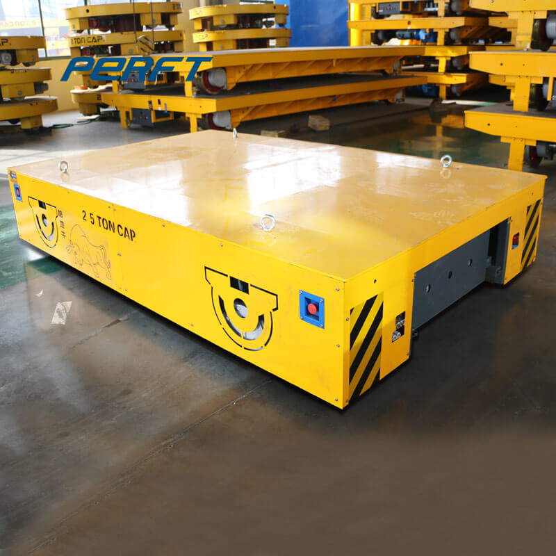 Lithium Battery Powered Industry Track Custom Transfer Cart