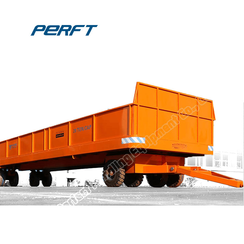Battery Four Wheels Steering Transfer carts for Cargo Carrier